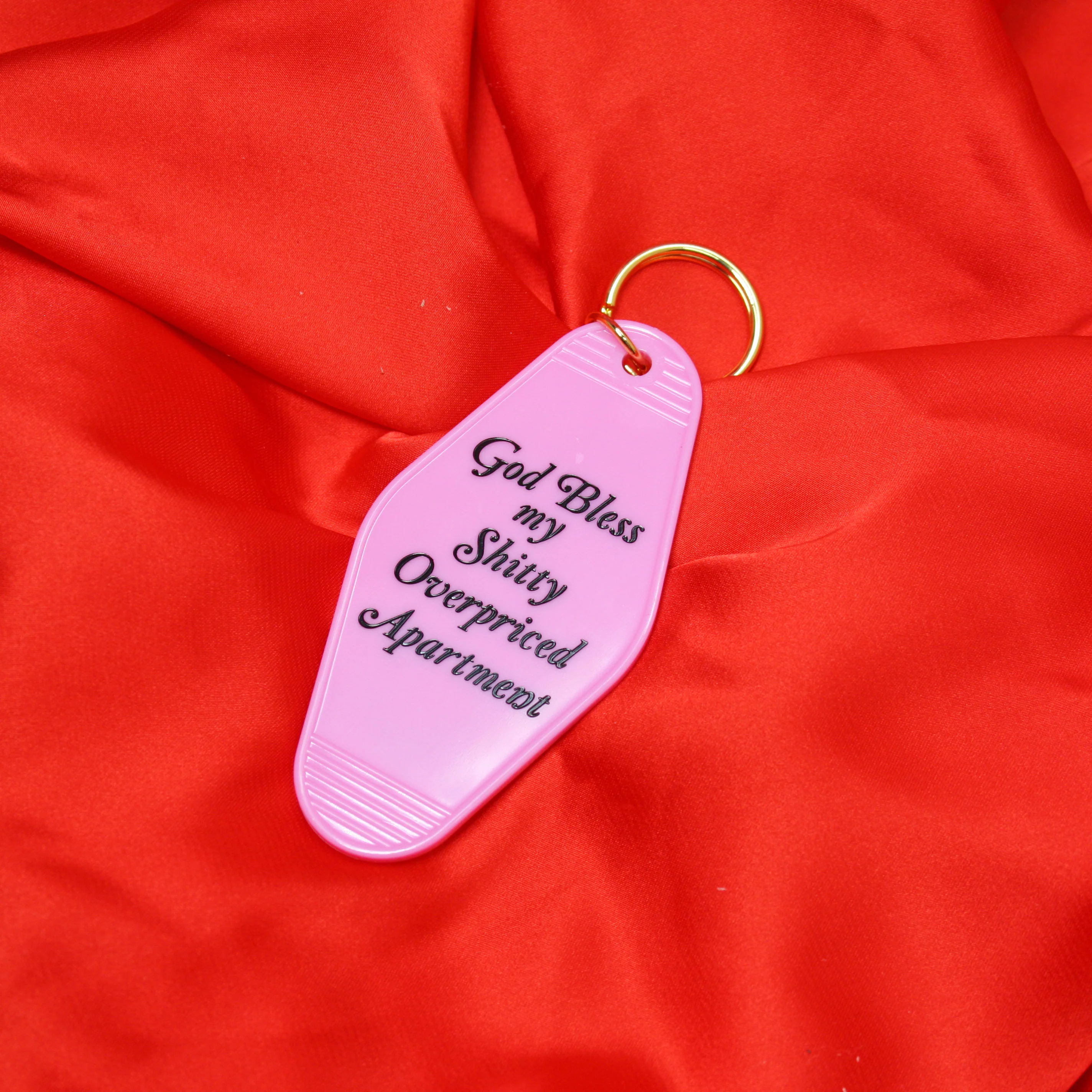 God Bless my Shitty Apartment keychain - Image 5